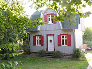 Romantisches Holzh&auml;uschen - Gutshaus R&ouml;gnitz